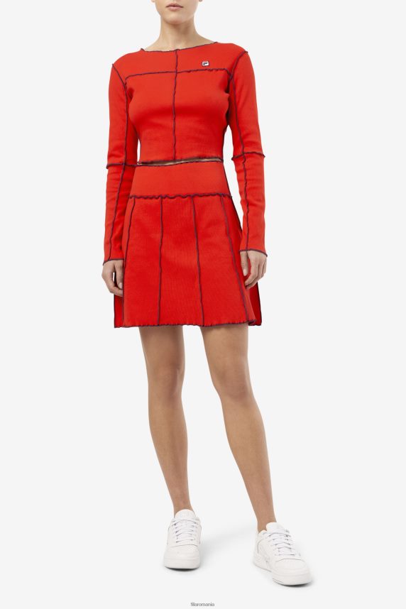 top fila red brooklynn LTP2R61396 roșu FILA