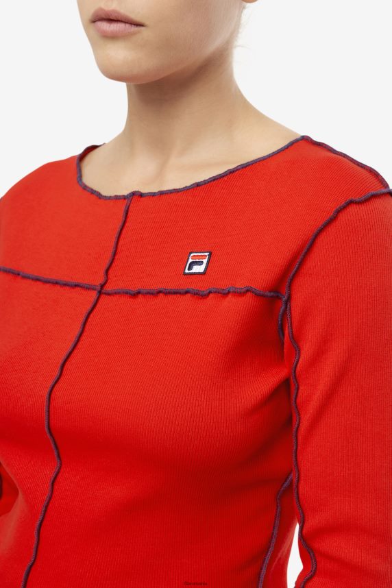 top fila red brooklynn LTP2R61396 roșu FILA