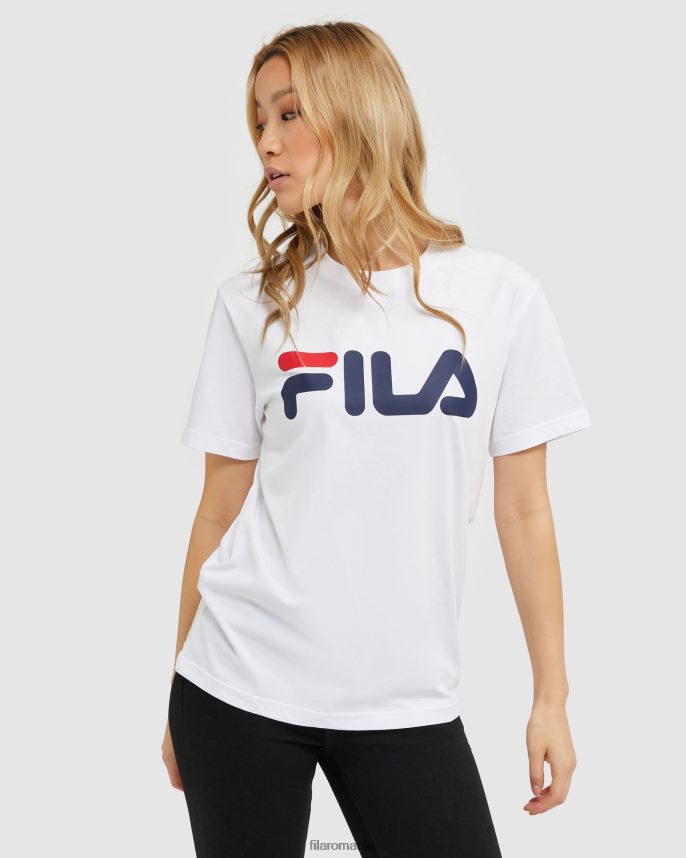 tricou alb clasic unisex fila LTP2R62436 alb FILA
