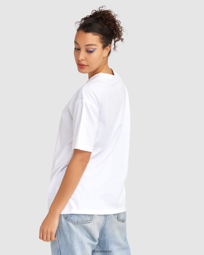 tricou cinzia dama alb fila LTP2R62837 alb FILA