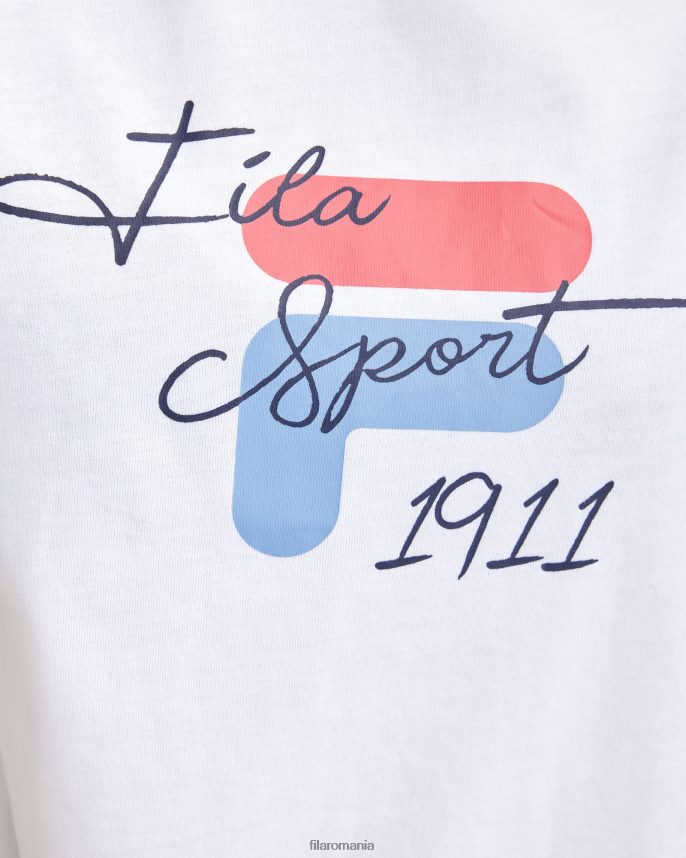 tricou cinzia dama alb fila LTP2R62837 alb FILA