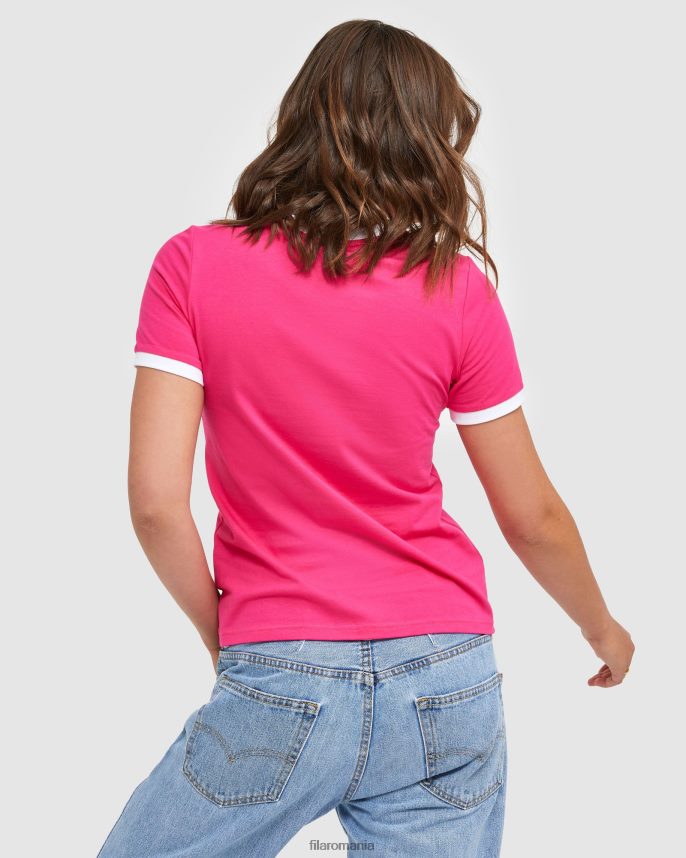 tricou clasic pentru femei, fila sfeclă roșie LTP2R62897 sfeclă FILA