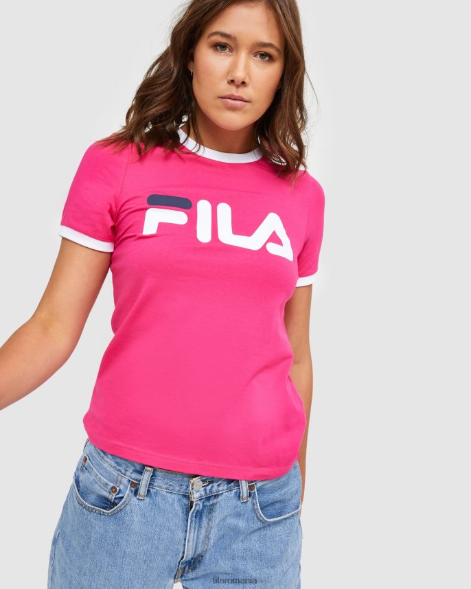 tricou clasic pentru femei, fila sfeclă roșie LTP2R62897 sfeclă FILA