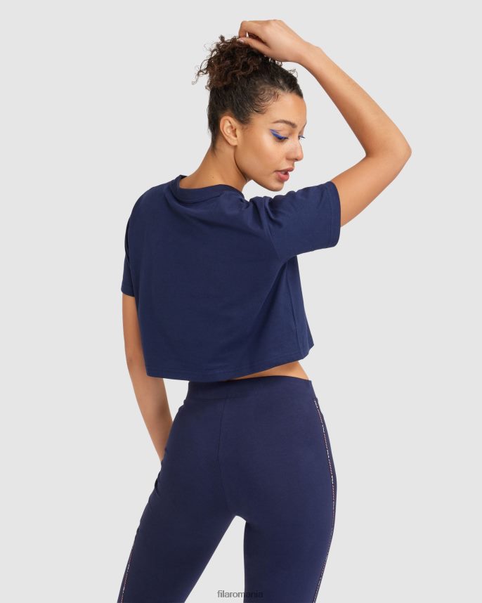 tricou flora dama bleumarin fila LTP2R62802 marina FILA