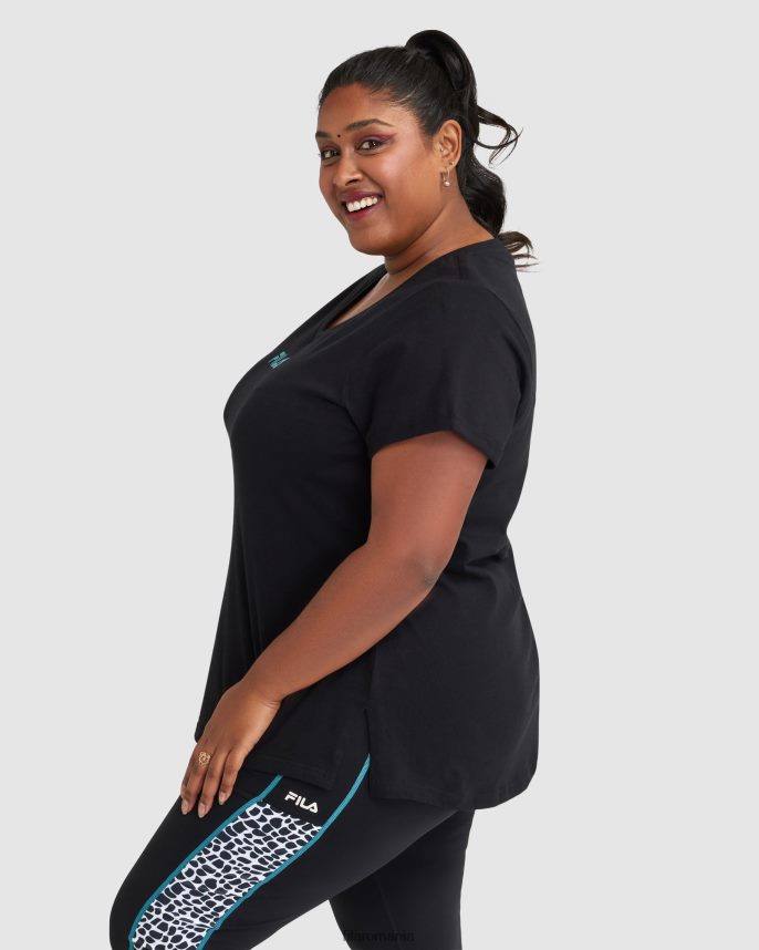 tricou rebecca dama fila negru LTP2R62858 negru FILA