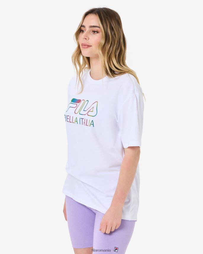 tricou supradimensionat fila alb maddy LTP2R62944 alb FILA