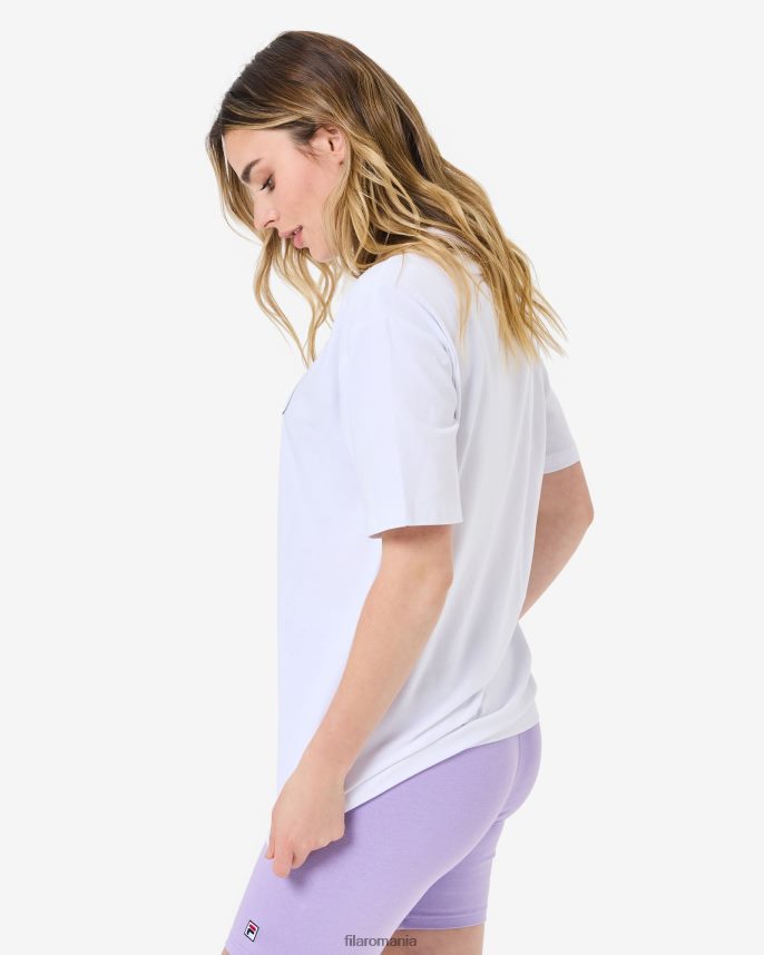 tricou supradimensionat fila alb maddy LTP2R62944 alb FILA