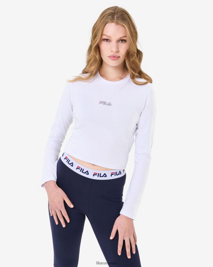 white sage ls tee fila LTP2R62934 alb FILA