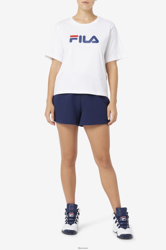 white thea tee fila LTP2R61446 alb FILA