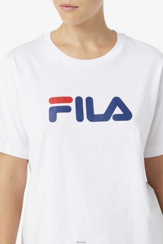white thea tee fila LTP2R61446 alb FILA