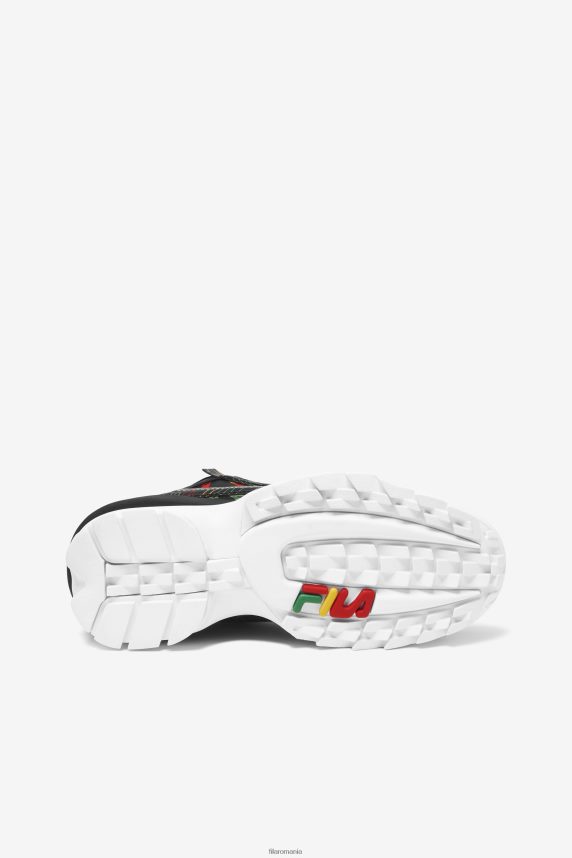 fila black/jelly bean/lemon women's disruptor 2 exp LTP2R61252 negru/jeleu/lamaie FILA