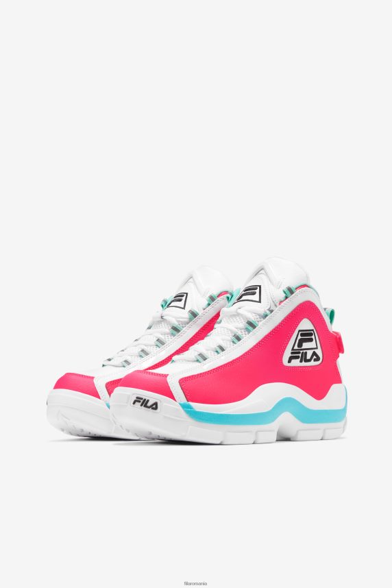 grant hill pentru femei 2 alb/roz diva/albastru fila LTP2R61187 alb/roz diva/albastru FILA