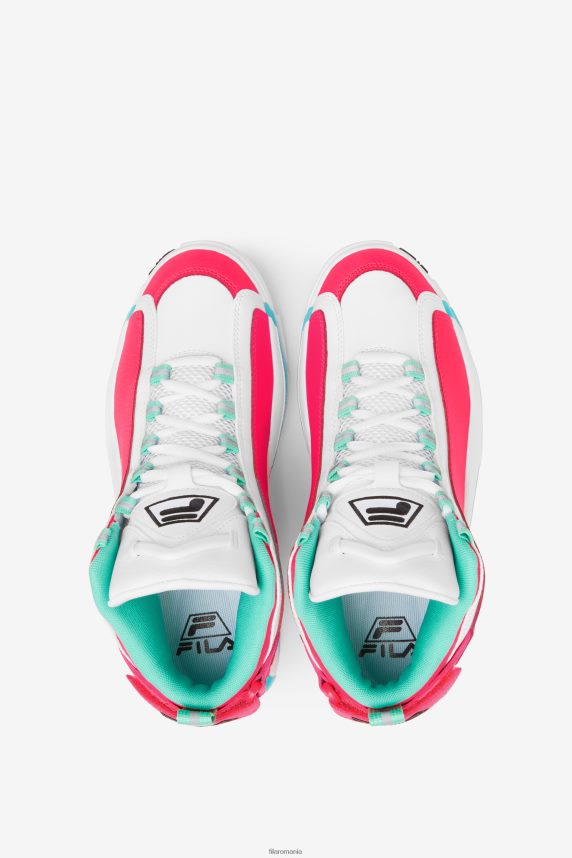 grant hill pentru femei 2 alb/roz diva/albastru fila LTP2R61187 alb/roz diva/albastru FILA