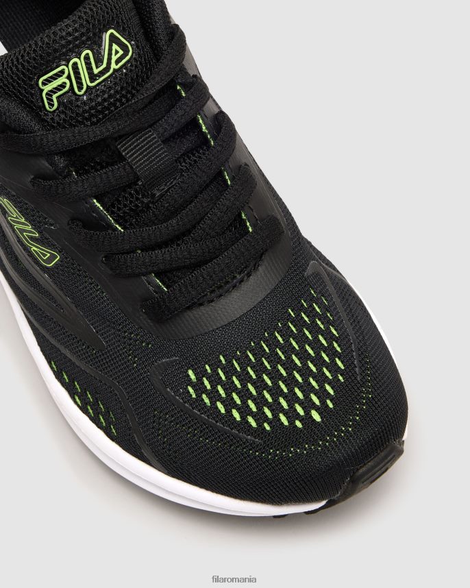 fila pavia neagra/lime pentru copii LTP2R63059 negru/var FILA