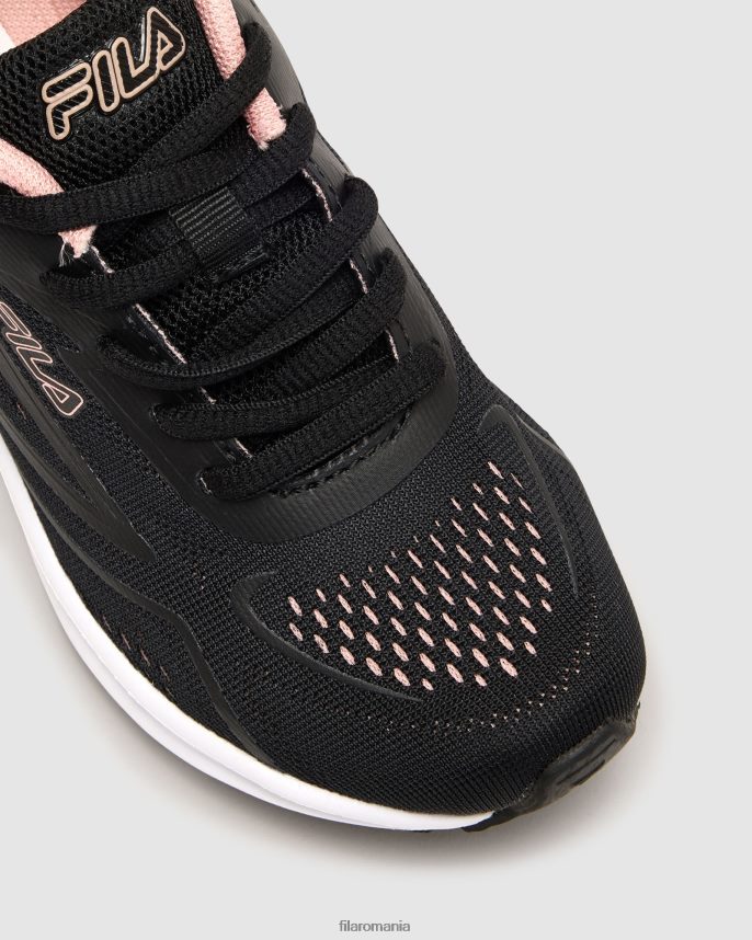 pavia fila pentru copii negru/rose LTP2R63060 Trandafir negru FILA