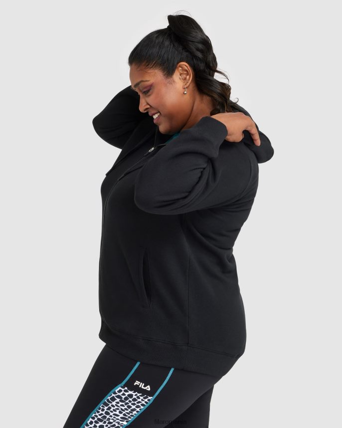 rebecca damă neagră zip thru fila LTP2R62862 negru FILA