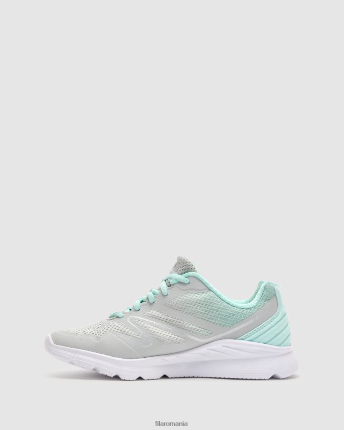 women's memory panorama 8 glaciergray/fairaqua/white fila LTP2R62795 glaciergray/fairaqua/alb FILA